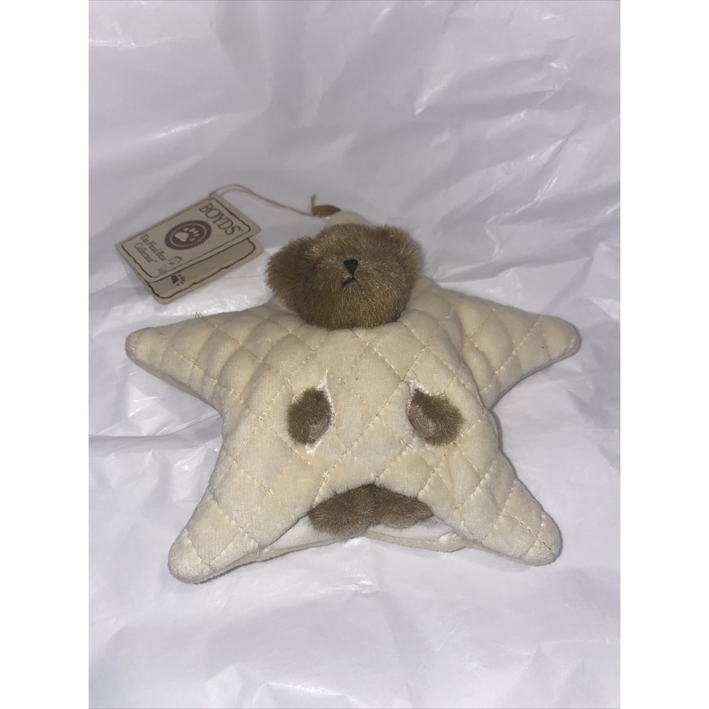 Boyds Bears QVC Calendar 4‎ inch Bear 'Decembeary' Tags Mini Peeker for December